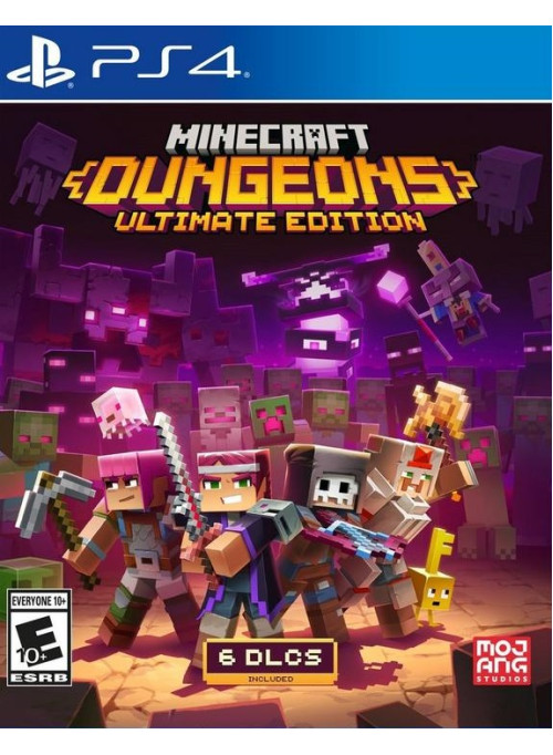 Minecraft Dungeons Ultimate Edition (русские субтитры) (PS4)